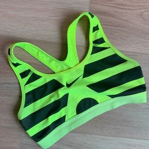 Women’s Neon Yellow Sports Bra